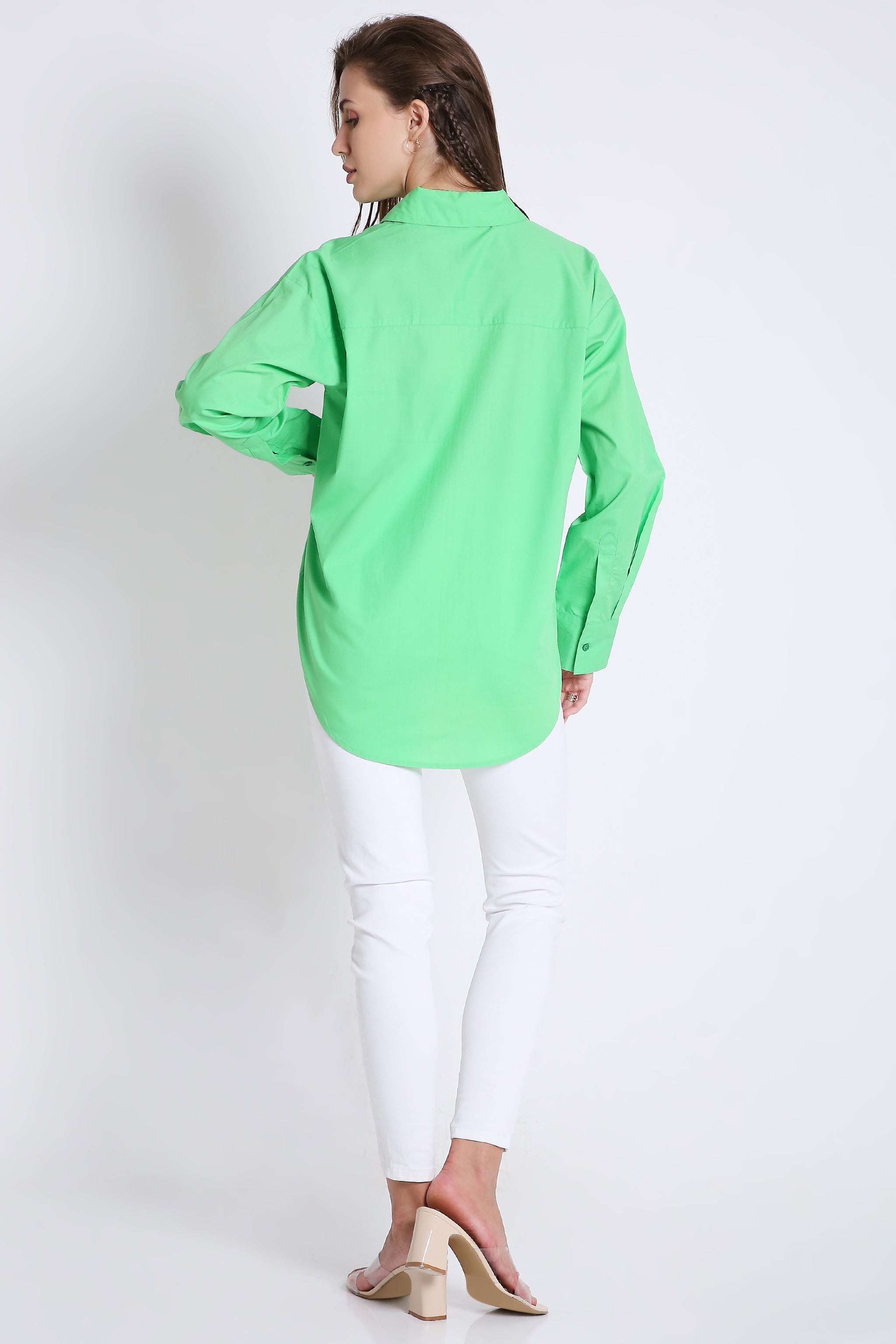 Long Sleeve Oversized Poplin Shirt FRENCH THEORY