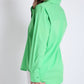 Sublime Green Long Sleeve Oversized Poplin Shirt