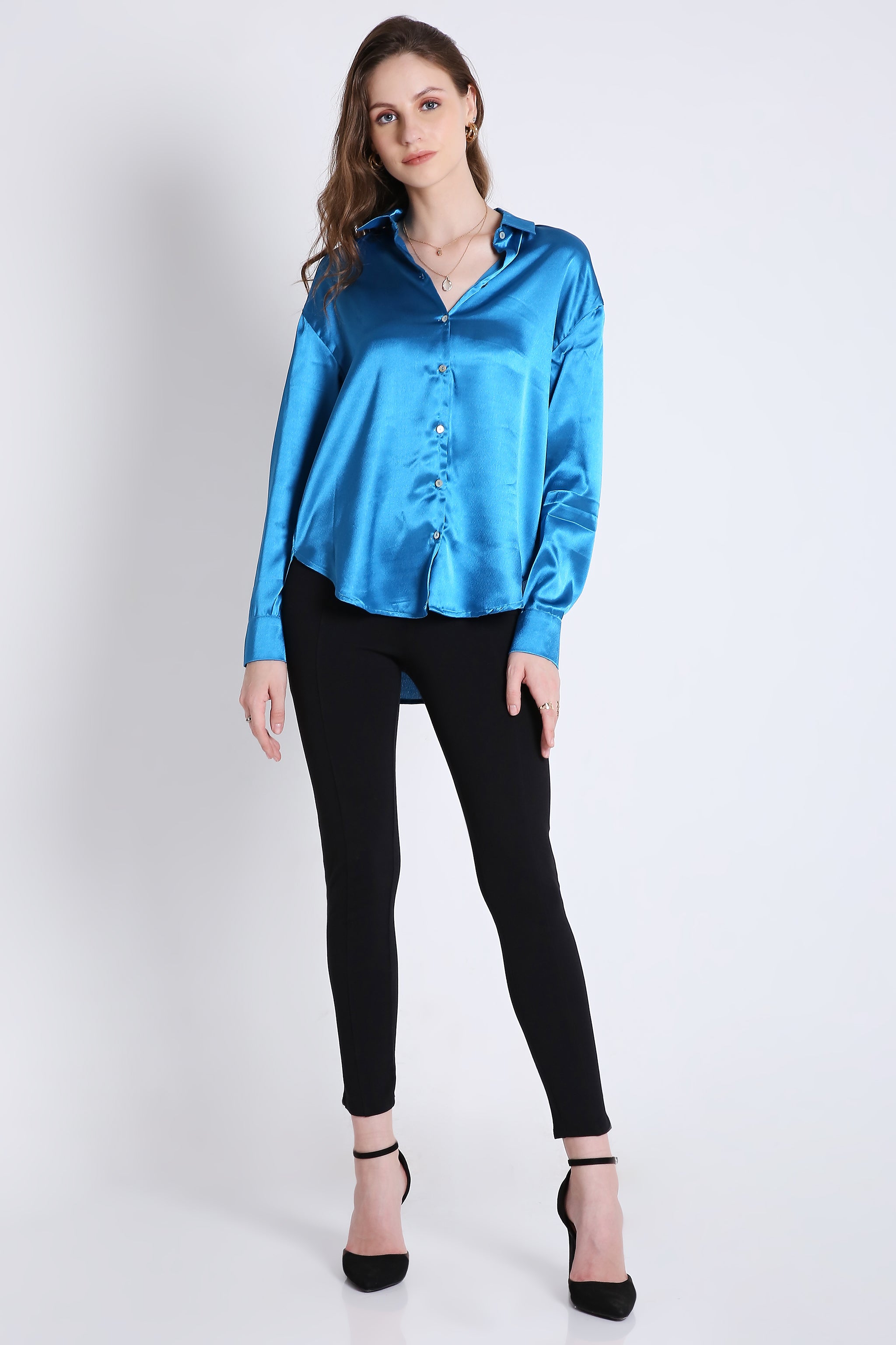 Satin Shirt FRENCH THEORY