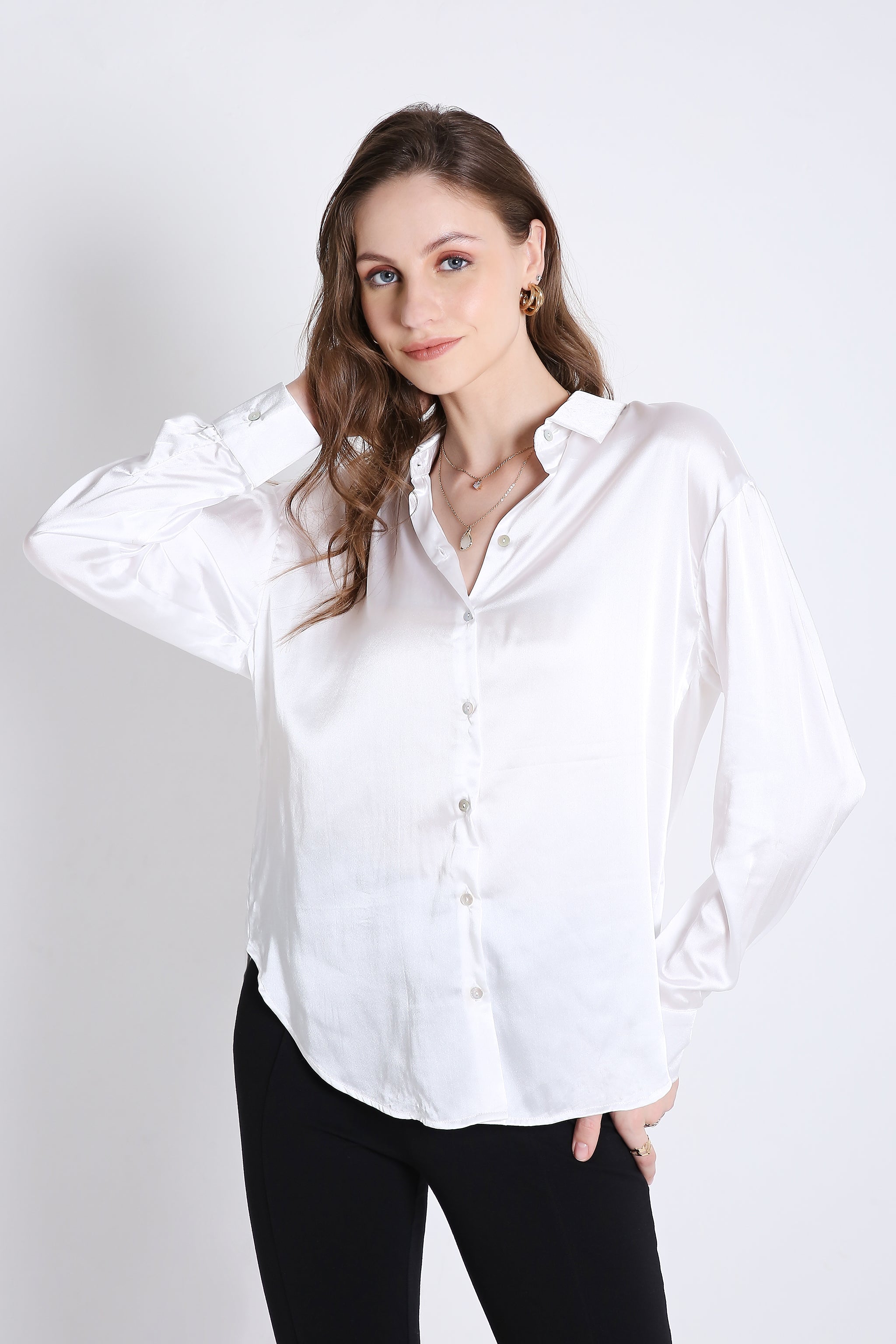 Satin Shirt FRENCH THEORY