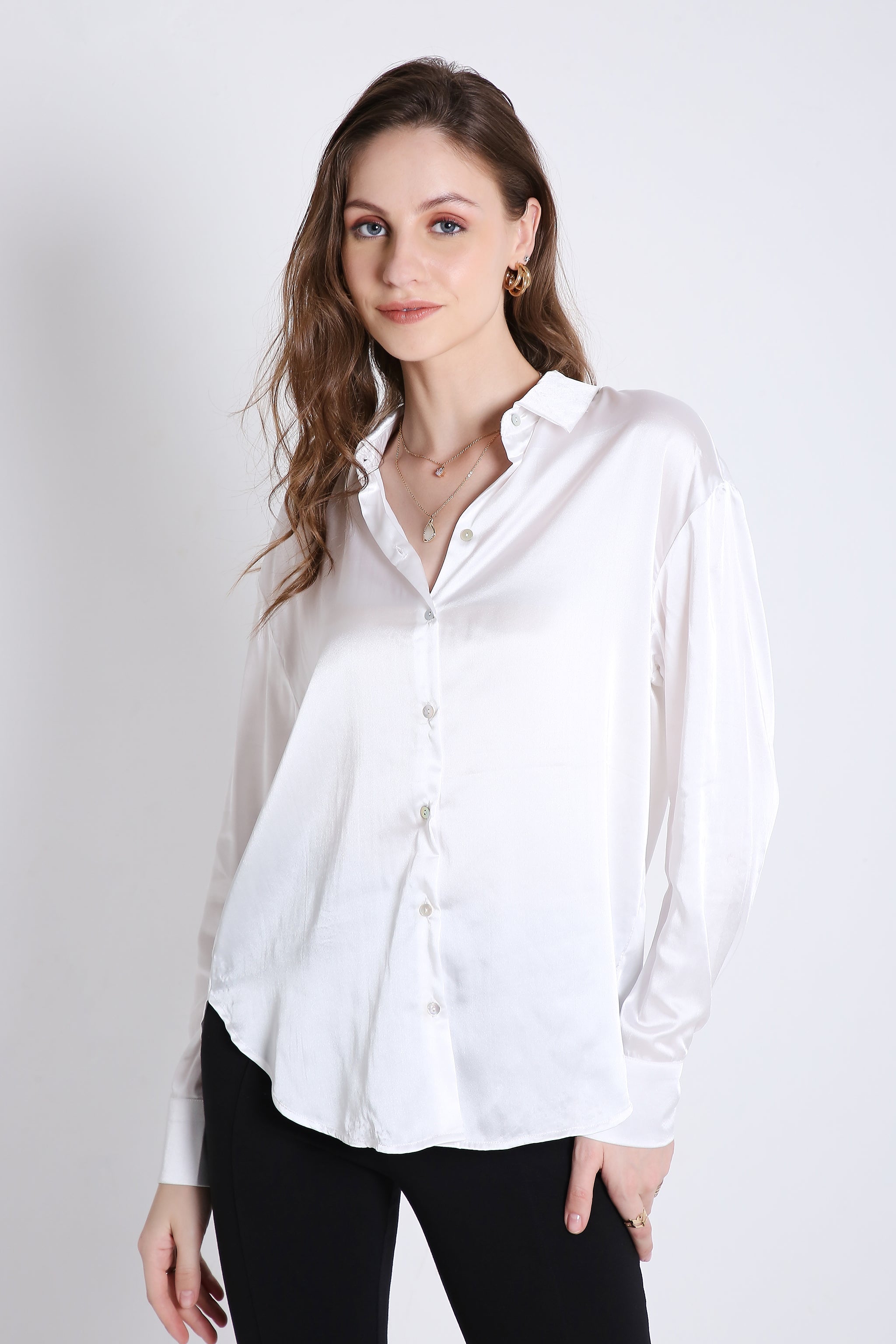 Satin Shirt FRENCH THEORY