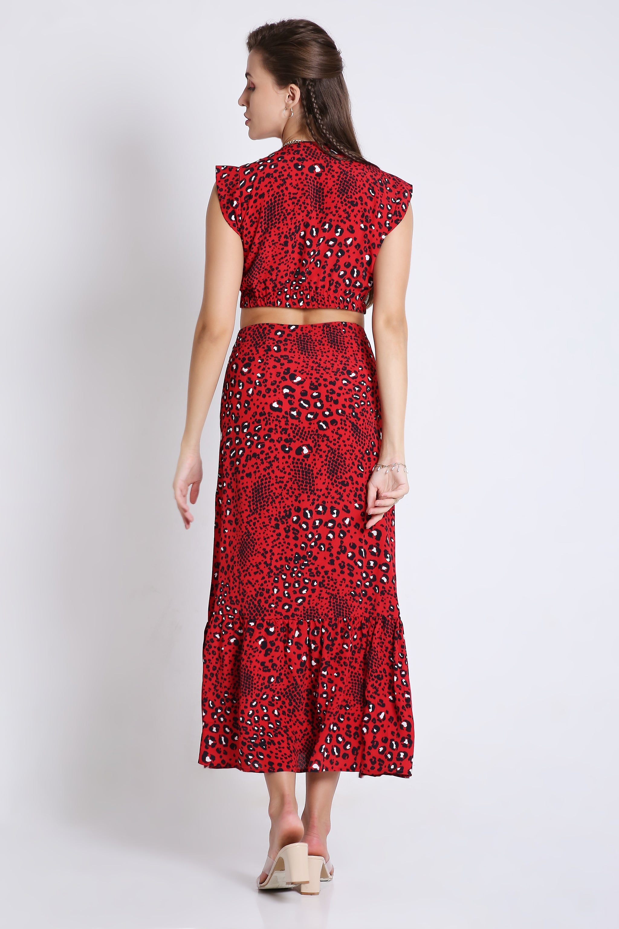 Printed Viscose Resort Vibe Long Dress FRENCH THEORY