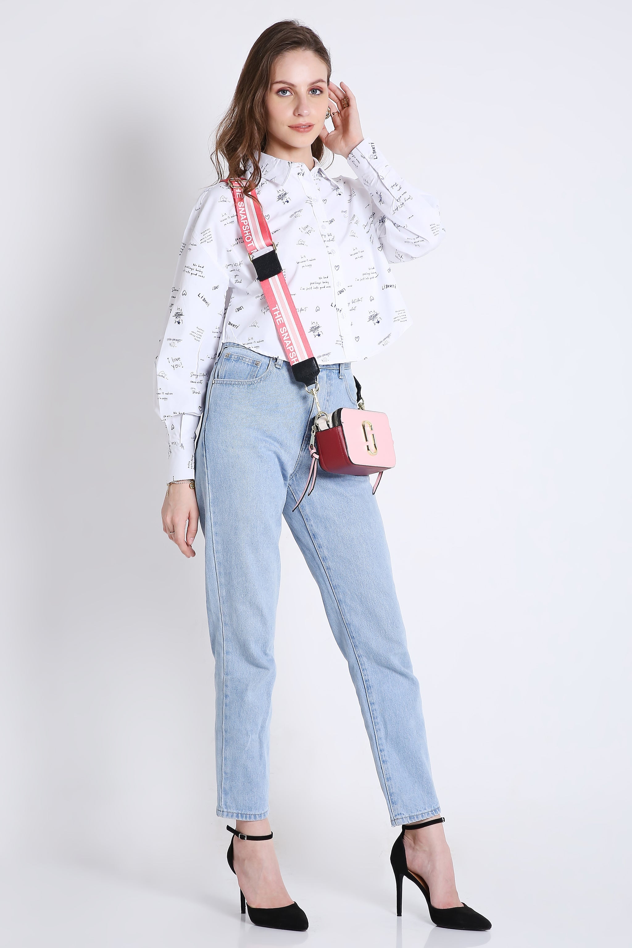 Boxy Fit Crop Shirt FRENCH THEORY