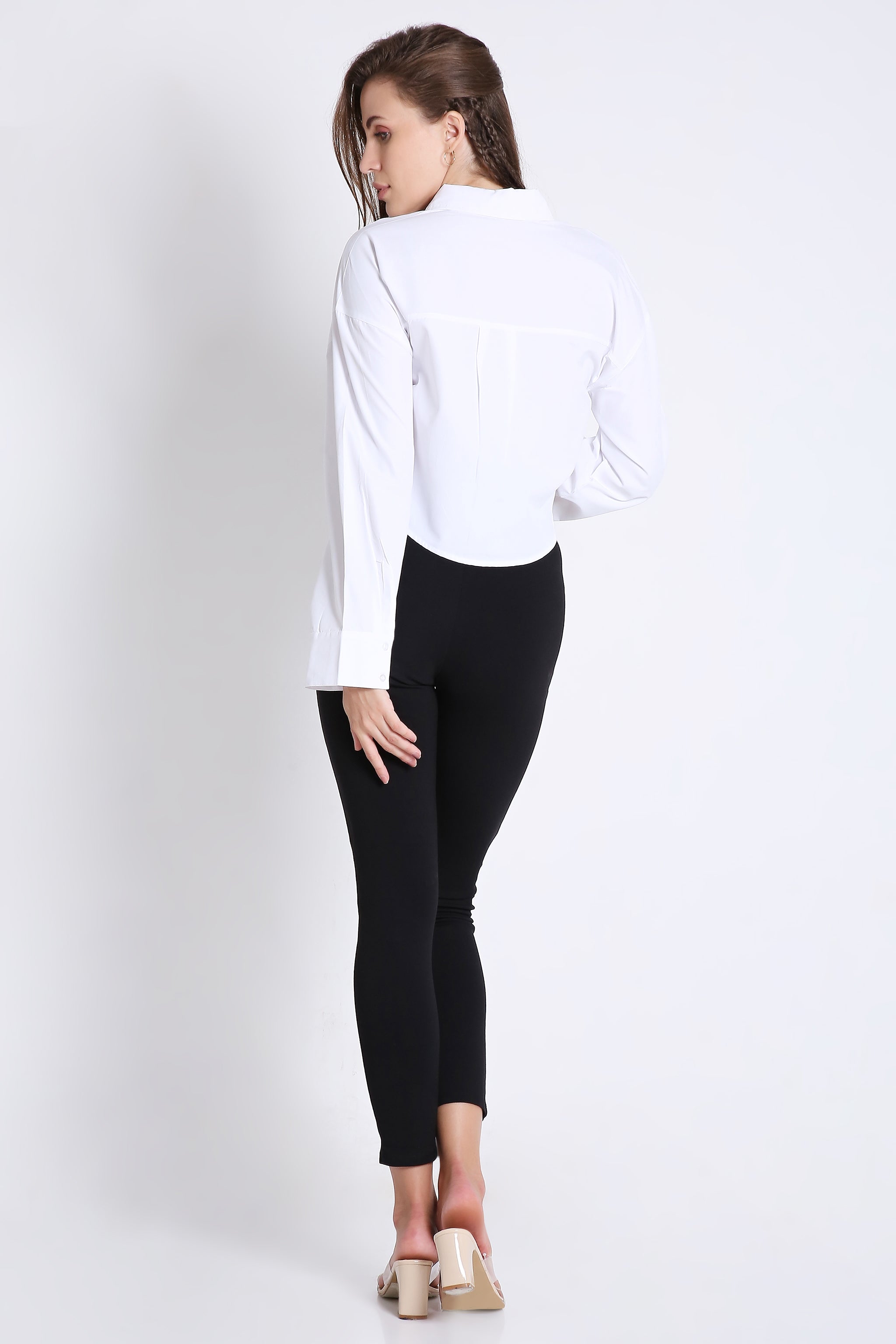 Boxy Fit Crop Shirt FRENCH THEORY