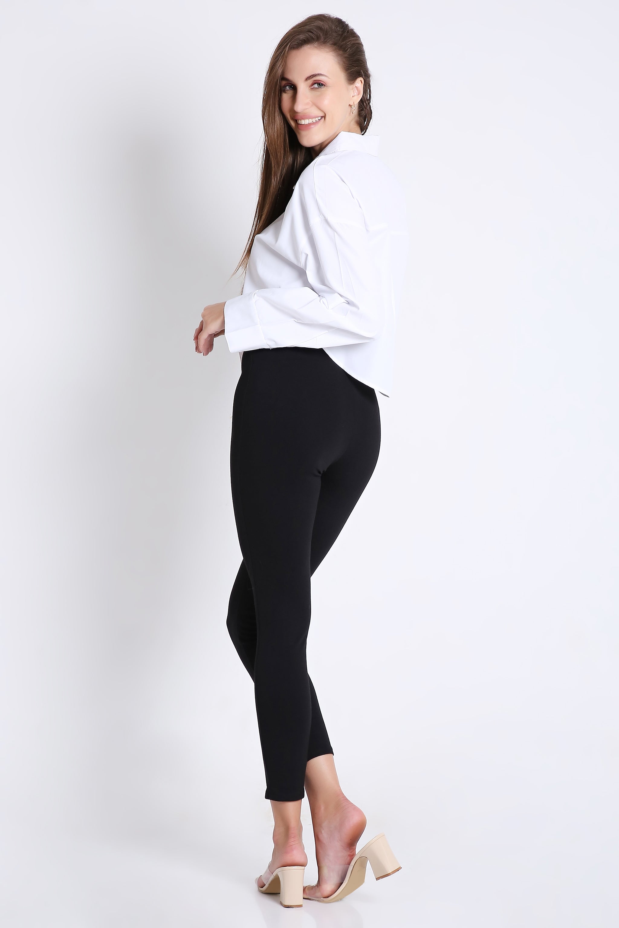 Boxy Fit Crop Shirt FRENCH THEORY