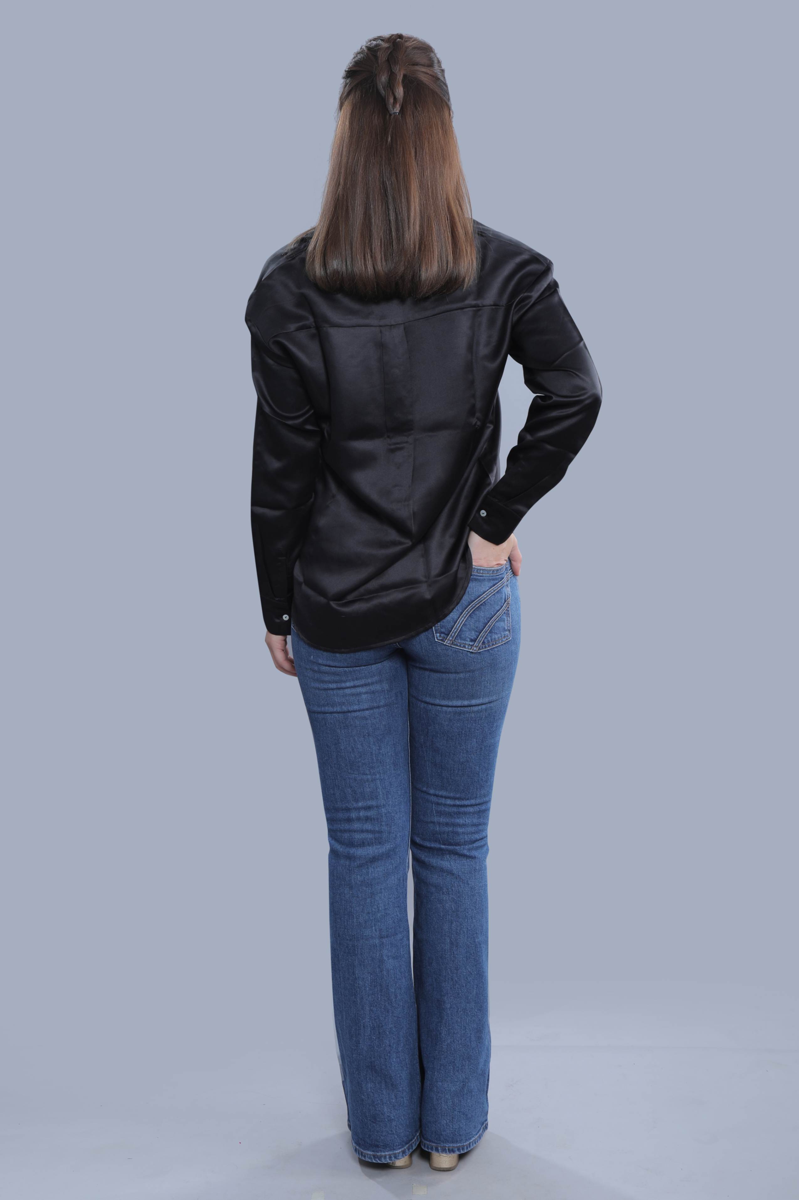Oversized Satin Shirt FRENCH THEORY