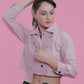 Pink Long Sleeve Jacket